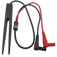 1Pcs SMD Chip Component Multimeter Test Hook Clips Tweezers Lead LCR Testing Tool Tester Meter Pen Probe 4mm Banana Plug