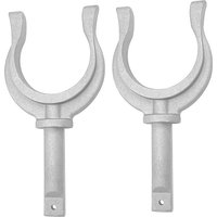 2Pcs Boat Aluminum 50mm Oar Lock Oarlock Rowlock Side Mount Fishing Rod Bracket Fitting for Kayak Canoe