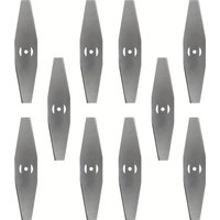Lames métalliques pour tondeuse à gazon électrique, 100 pièces, accessoires de remplacement, pièces d'outils de jardin