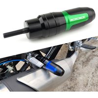 z1000 logo Motorcycle Accessories CNC Aluminum Frame Crash Pads Exhaust Slider Crash Protector For Kawasaki Z1000 Z1000R Z1000SX