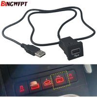 Auto Audio Radio U-disk Flash Quick Charger USB Input Adapter Socket Interface For VW Golf 6 Jetta 5 MK5 Scirocco 2006-2012