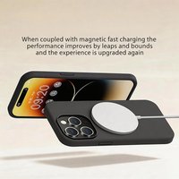 For MagSafe Magnetic Wireless Charging Liquid Silicone Phone Case For iPhone 17 16 15 14 13 Pro Max Soft Matte Phone Shell