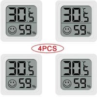 1/4pcs Mini LCD Digital Thermometer Hygrometer Indoor Room Temperature Humidity Meter Sensor Gauge Weather Station New