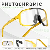 AliExpress kapvoe Kapvoe Men's Photochromic Sports Sunglasses Polarized Cycling Glasses Bike Eyewear for MTB Cycling UV400 Outdoor Bicycle Glasses