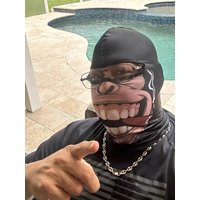 AliExpress NONE Cycling Mask Skull Quick-drying Sunscreen Balaclava Men's Motorcycle Elastic Helmet Lined Ghost Full Face Windproof Headgear