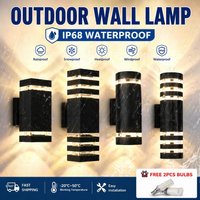 Outdoor LED Wall Lights Replaceable Light Bulb E27 Waterproof Wall Lamp for Modern Home Interior Stairs Lighting Decoration