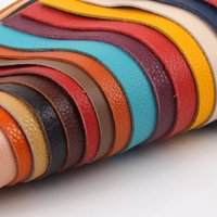 Tissu en cuir de vache souple et coloré, en une seule pièce, cuir de qualité supérieure pour canapé, cuir véritable, cuir de vache véritable, idéal pour la confection de sacs souples.
