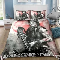 Walking Dead Daryl Dixon Wings Mark Bedding Set Single Twin Full Queen King Size Bed Set Adult Boys Bedroom 3D Print