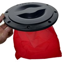 6" Marine Round Hatch Cover Kayak Boat Deck Plate With Storage Bag Brand New
