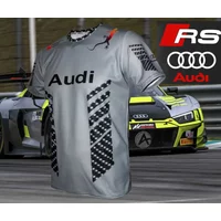 Forza Racing Motorcar Driving Shirts Audi Sports Men Women T-Shirts Casual Round Neck Short Sleeve Breathable Fast Dry T-Shirts