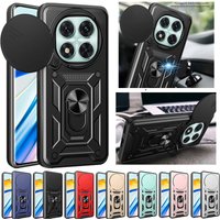 Armor Case For Xiaomi Redmi Note 14 Pro 5G Note 15 Pro+ Plus Cover Lens Protection With Ring Magnetic Holder Coque Fundas