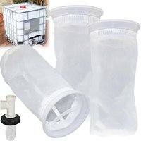 IBC Water Tank Nylon Filter for Venting Ton Barrel Cover Tote Lid Fine Mesh Rainwater Tank Garden Water Irragtation Filters