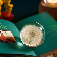 Resin Flower Crystal Ball Handcrafted With Care And Precision Decorative Dreamball Easily Portable Rose 8cm