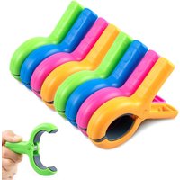 8 Pack Extra Large Beach Towel Clips, Towel Clips for Beach Chair Pool Chair on Cruise to Keep Your Towel from Blowing Away