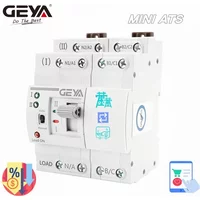 GEYA G2R Din Rail Mini ATS Automatic Transfer Switch Electrical Selector Switches Dual Power Switch Din Rail 2P 4P 110V 220V