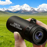 10X25 Long Range HD Professional Adult Monocular and Mini Portable Telescope for Camping and Hunting Hiking Outdoor Sports