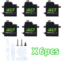 PTK 7465W MG Waterproof servo Metal gear 9g micro servo 5mm 180° robotic model aircraft fixed wing digital servo