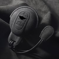 Leather Car Key Shell Fob Cover Keychain For BMW MINI COOPER S ONE JCW F54 F55 F56 F57 F60 CLUBMAN COUNTRYMAN Key Case Protector