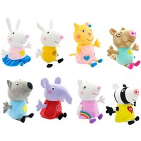 28cm Peppa Pig Plush Doll George Friends Cartoon Model Anime Figure Susie Dennie Rebecca Plush Toy For Children's Birthday Gifts
