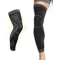 AliExpress NONE 1pcs Full-Leg Compression Sleeve And Knee Support Wrap, Suitable for Both Men And Women, for Basketball, Cycling, Soccer