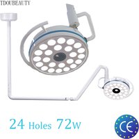 TDOUBEAUTY 24 bulbs 72W Super Brightness Ceiling Surgical Exam Shadowless Led Dental Lamp For Pet Surgery Beauty Salon