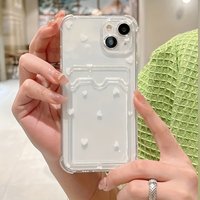 Retro Style Elegant Heart Design Phone Case For iPhone 17 16 Pro Max Cases iPhone 15 14 13 12 11 XS X 7 8 Plus Card Holder Cover