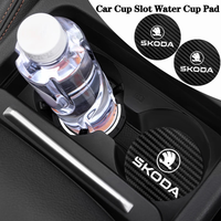 Anti slip pad silicone waterproof interior automotive styling accessories For New Skoda Fabia Superb Yeti Rapid Mk3 A4 A6 A7 2 3