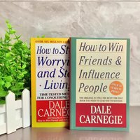 How To Win Friends Influence People & How To Stop Worrying And Start Living By Dale Carnegie English Reading Book book libros