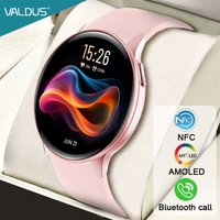 VALDUS VS41 Pro AMOLED NFC Smartwatch Man Woman Fitness Heart Rate Blood Pressure Track BT Call Waterproof 2026 New Smart Watch