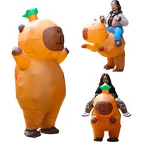 Adult inflatable cartoon Capibala costume party role-playing fantasy evening gown inflatable performance costume blowing costume