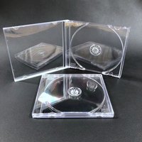 Translucency CD Protective Case Dust Protection Anti-scratch Disc CD Box Clear Empty Single Disc Storage Home Cinema Shop