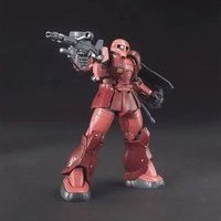 Assembly Model Kit GTO 015 Char's Custom Old Type Red Zaku I HG 1/144 MS-05 Mech Action Figures Desktop Decoration Doll Toy