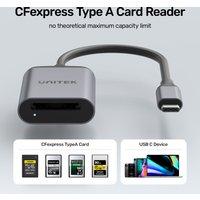 USB C 10Gbps Card Reader Type-C to CFexpress Type A PCIe Gen3 NVMe 1.3 Memory Card Adapter for Mac Windows Linux Android iOS