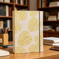 200pcs Elastic Band Linen Fabric Photo Album Nature Embroidered Hard Cover Archival Safe for 4x6 Photos Ideal for Family Wedding