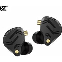 Słuchawki douszne KZ ZS12 PRO X z hybrydową technologią dynamiczną i armaturą balansowaną, ulepszone słuchawki HiFi z mocnym basem, słuchawki douszne z przewodem tuningowym.