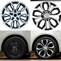 4PCS R14 Inch Car Wheel Cover Car Tire Accessory Hubcap Hubcap Universal Auto Replacement Hub Caps Iron Steel Wheel Rim Cover