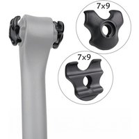 AliExpress NONE Bike Seat Post Clamp For Carbon Rails 7x9mm Bicycle Oval Round Clip Bicycle Seatpost Clamp Head Parts Cycling Accessories【SMQ】