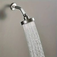 High Pressure Shower Head - Powerful Deluxe Bathroom Showerhead With Strong Spray Stream And Small Silicone Nozzles - Universal