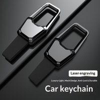 New Model Keychain - Creative Key Holder for Car Ring-shaped Key Chain High-end Anti-loss and Fashionable Key Ring