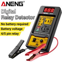 ANENG RT01 Battery Voltage Detector Car Tester Diagnostic 11-25V Voltage Aermotor Repair 4/5 Foot Socket Relay Analysis Test Too