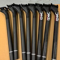 AliExpress NONE Deda Carbon Fiber Road/Mountain Saddle MTB Fold Bike Front Matte/Gloss Seat Cycing Setposts 27.2/30.8/31.6mmx350