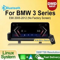 Android Auto Stereo Radio für BMW 3er Serie E90 E91 E92 2005-2012 10,25' Bildschirm Linux-System Kabelloses Carplay Airplay Auto-Multimedia-Player DSP