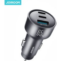 Joyroom 65W PD Car Charger QC 3.0 PD 3.0 USB Type-C Fast Quick Charger For iPhone 17 16 15 Xiaomi Samsung Phone Charge