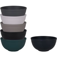 6pcs Unbreakable Cereal Bowl Set - 24oz PP Plastic Bowls for Soup/Rice/Cereal/Salad - Lightweight Tableware for Home, Camping