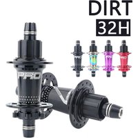 HASSNS Dirt Jump Hub 32h Single Speed Rear 10x135 Front 15x100 120 Click 6 Claw 32 Hole Bike Cube