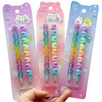 1pcs/pack Kawaii Mechanical Pencils Cute HB Non Sharpening Pencils for Sketch Writing Japanese Stationery Kids Gift Office