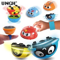 UNGH Rotierende Gyro-Uhr, Kampfautos, Kreisel, Spielzeug, zurückziehbares Auto, interaktive Lernspiele für Kinder, Kinder, Jungen, Geschenk