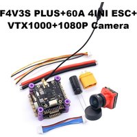 Happy F4V3S/ F4V3S PLUS+45A/60A 4IN1 ESC+VTX1000+1080P Camera INAV Betaflight Board Barometer OSD Quadcopter RC Drone FPV Racing