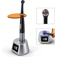 1S Dental Curing Light 1 Sec LED Blue Light Cure Lamp 3100mW/cm² Wireless 7 Modes 10W High Power AZ Dentistry Equipment Tool