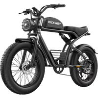 AliExpress NONE Electric Bicycle KICKWEY 1500W Powerful Brushless Motor 48V23AH Battery E-bike Adult 20 Inch All-terrain Fat Tire Electric Bike